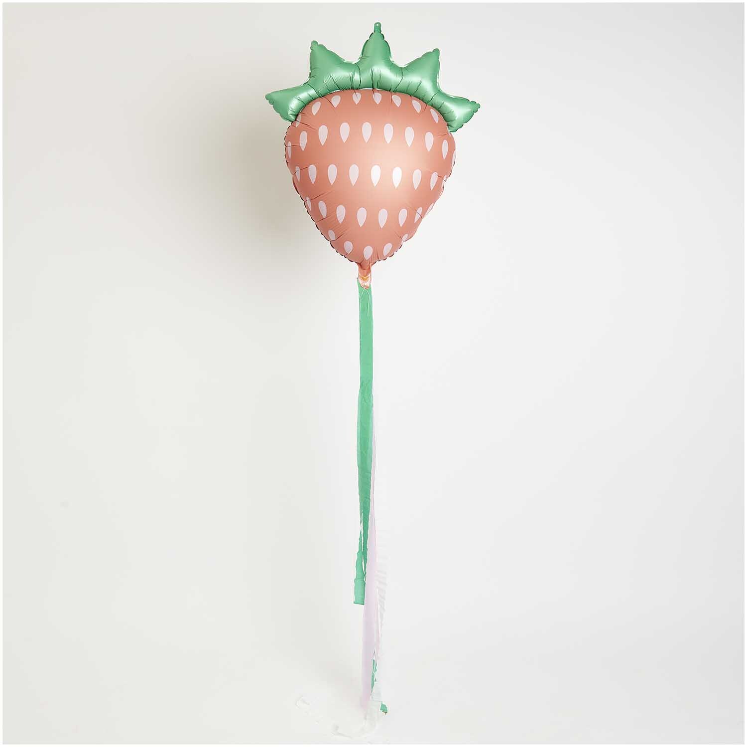 Folienballon Erdbeere 55x65cm