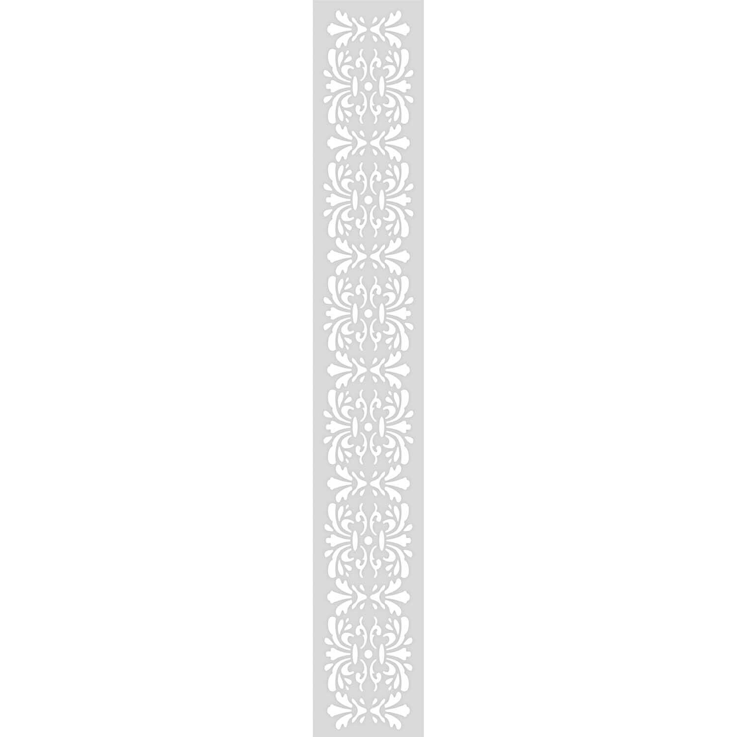 Schablone Ornamentbordüre 10,5x70cm selbstklebend