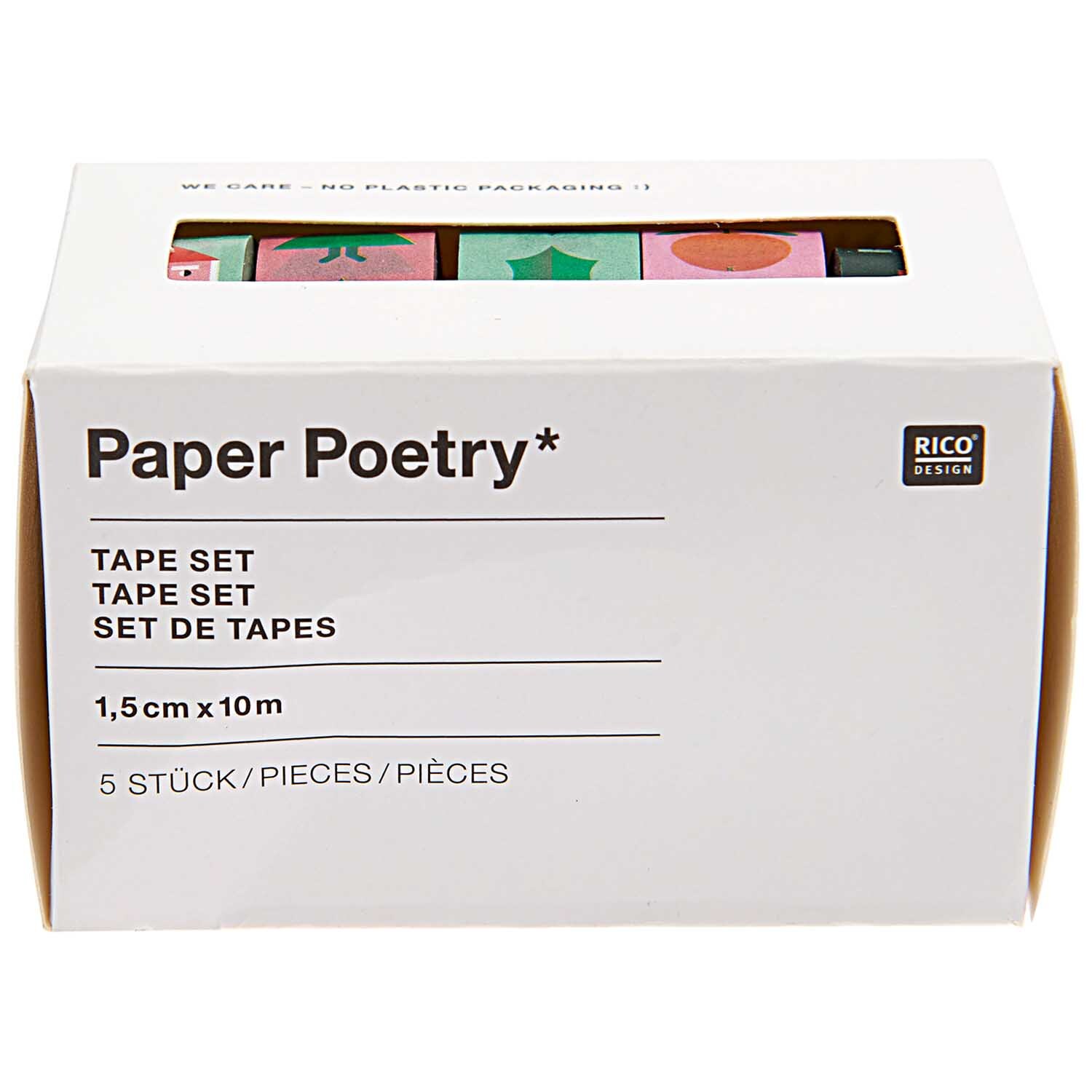 Paper Poetry Tape Set Merry Christmas 5teilig