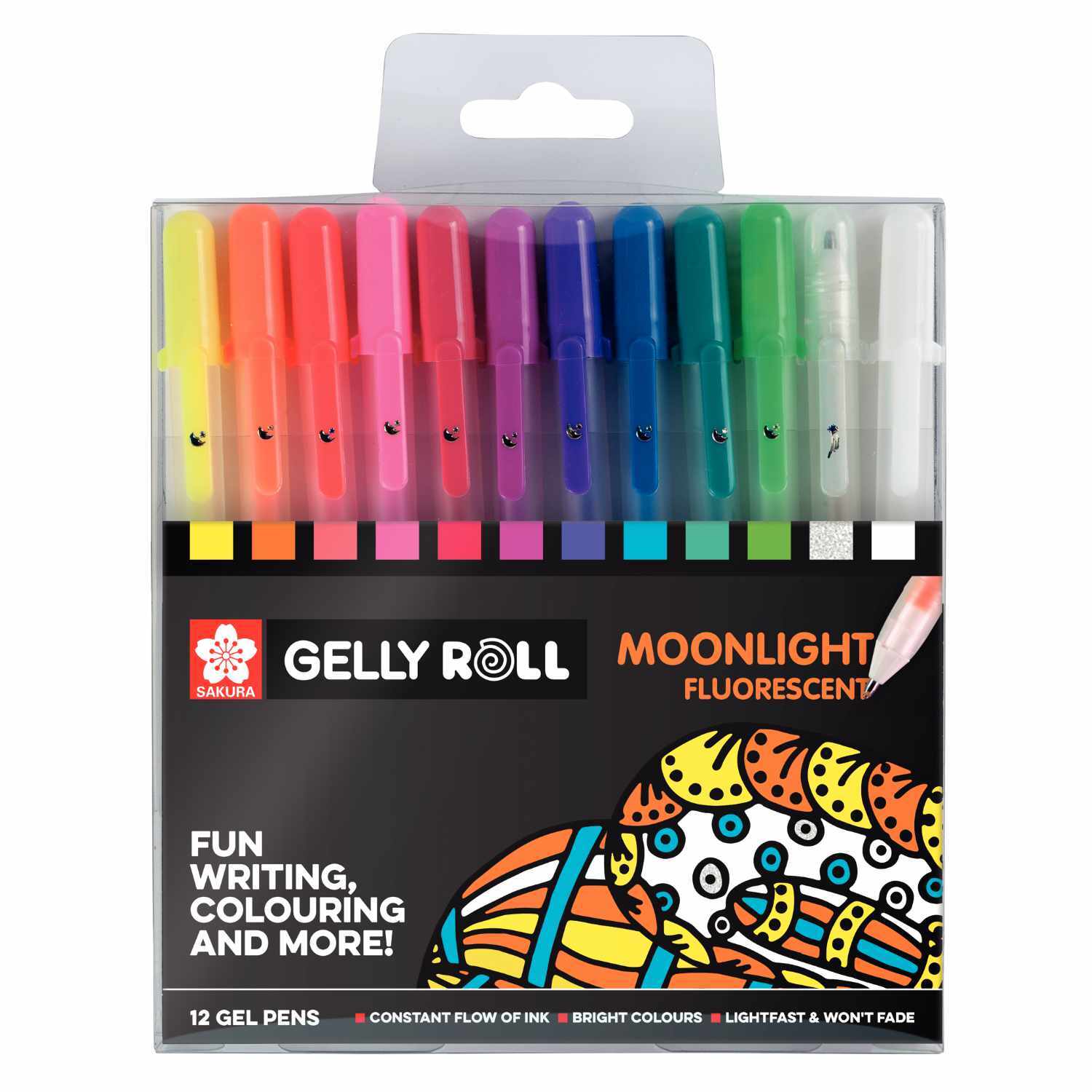 Gelly Roll Moonlight Gelstifte Neon 12 Stück