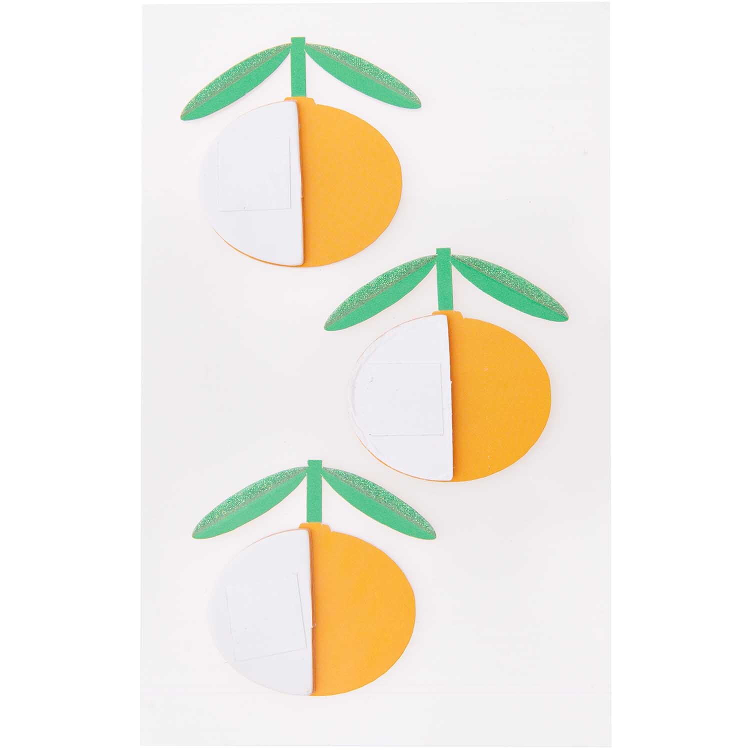 Paper Poetry Wabenpapiersticker Orangen 1 Blatt
