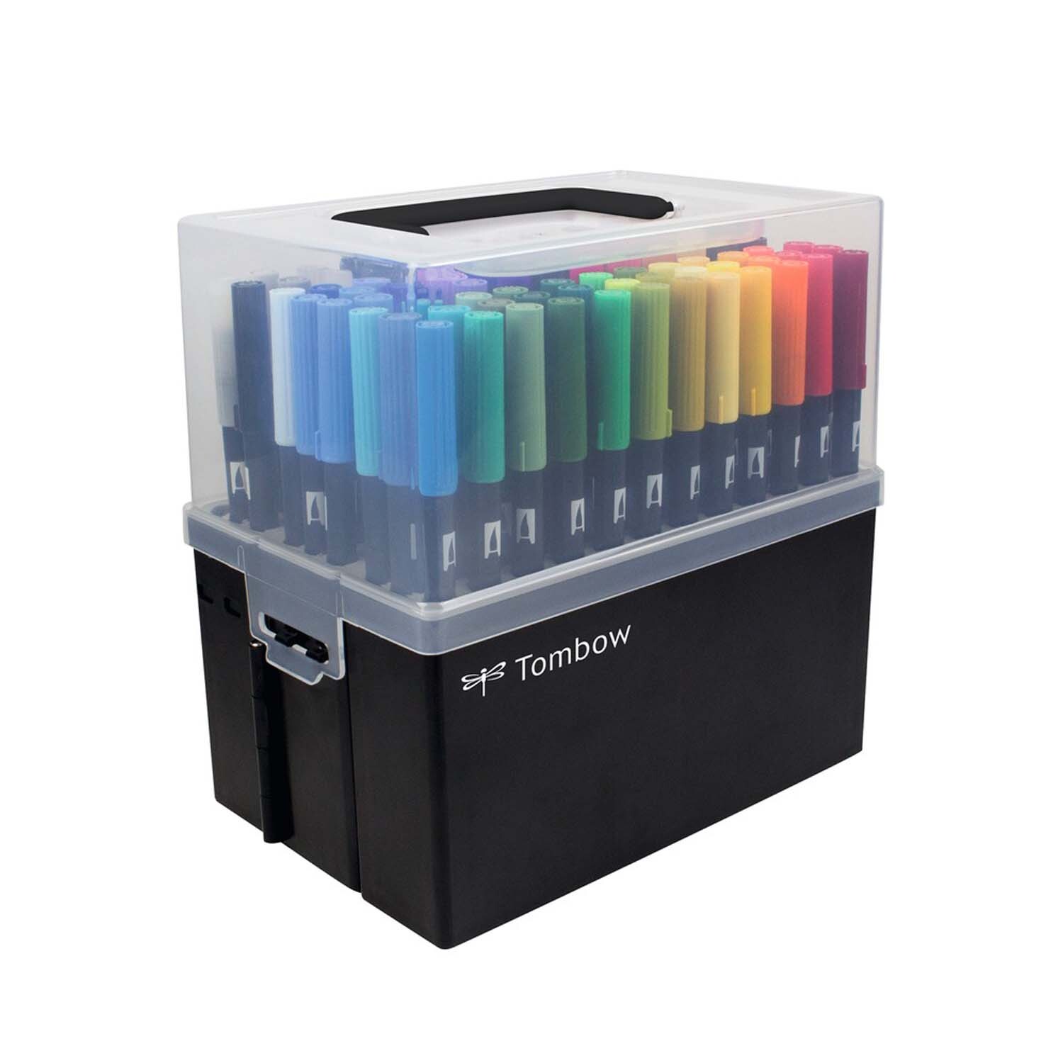 ABT Dual Brush Pen in der Stiftebox 107 Farben und Blender