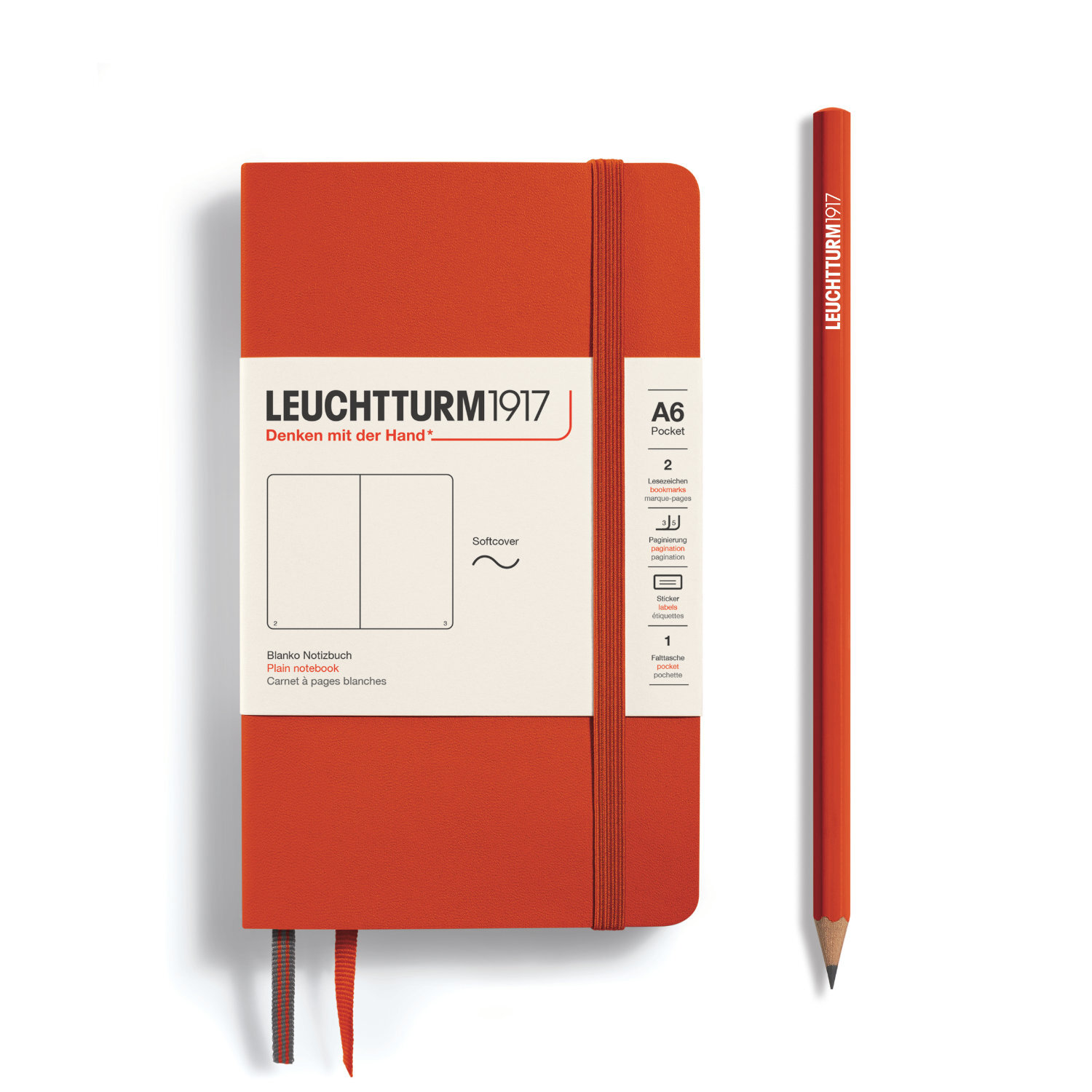 Notizbuch Pocket blanko Softcover A6