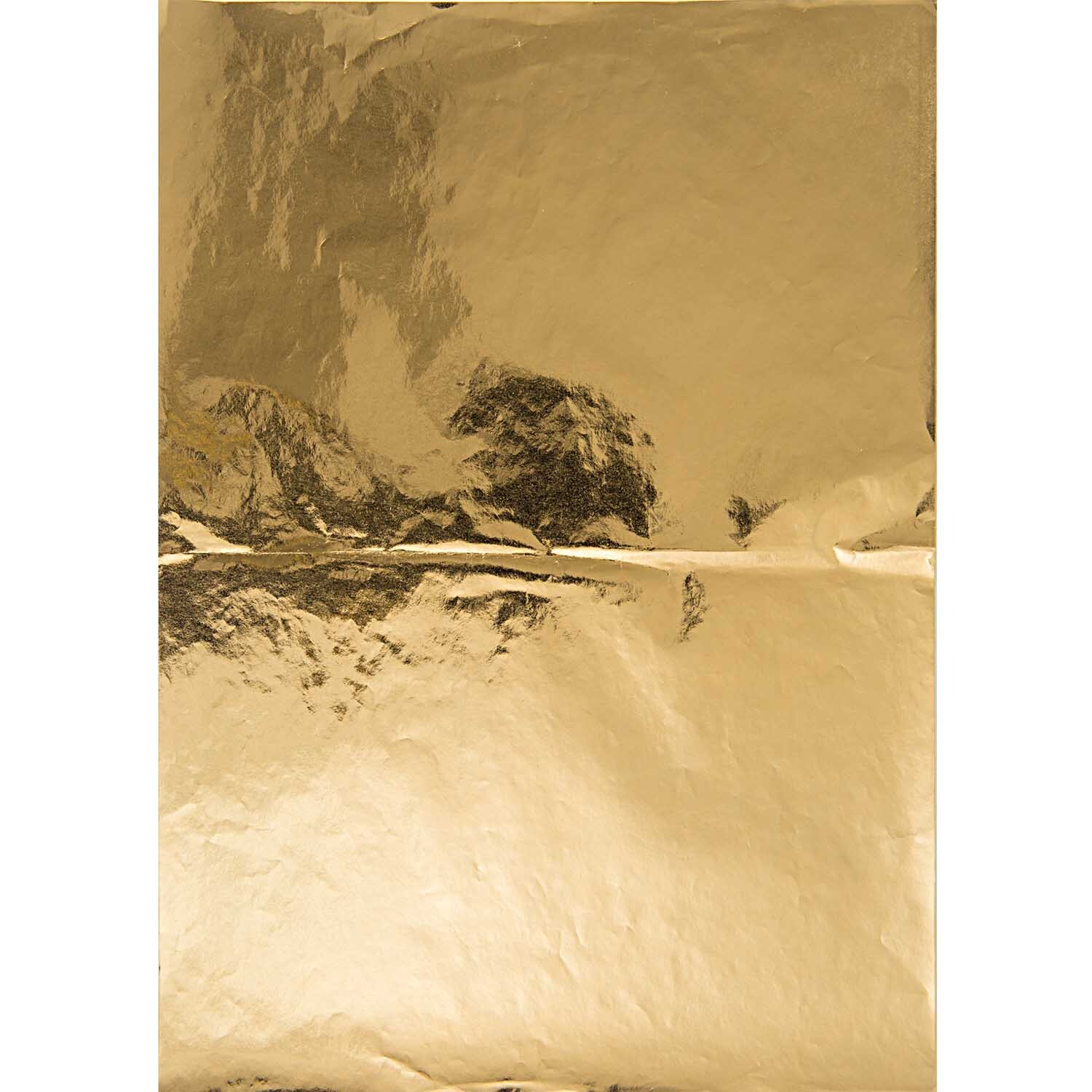 SB Paper Patch Papier gold 30x42cm 3 Bogen Hot Foil