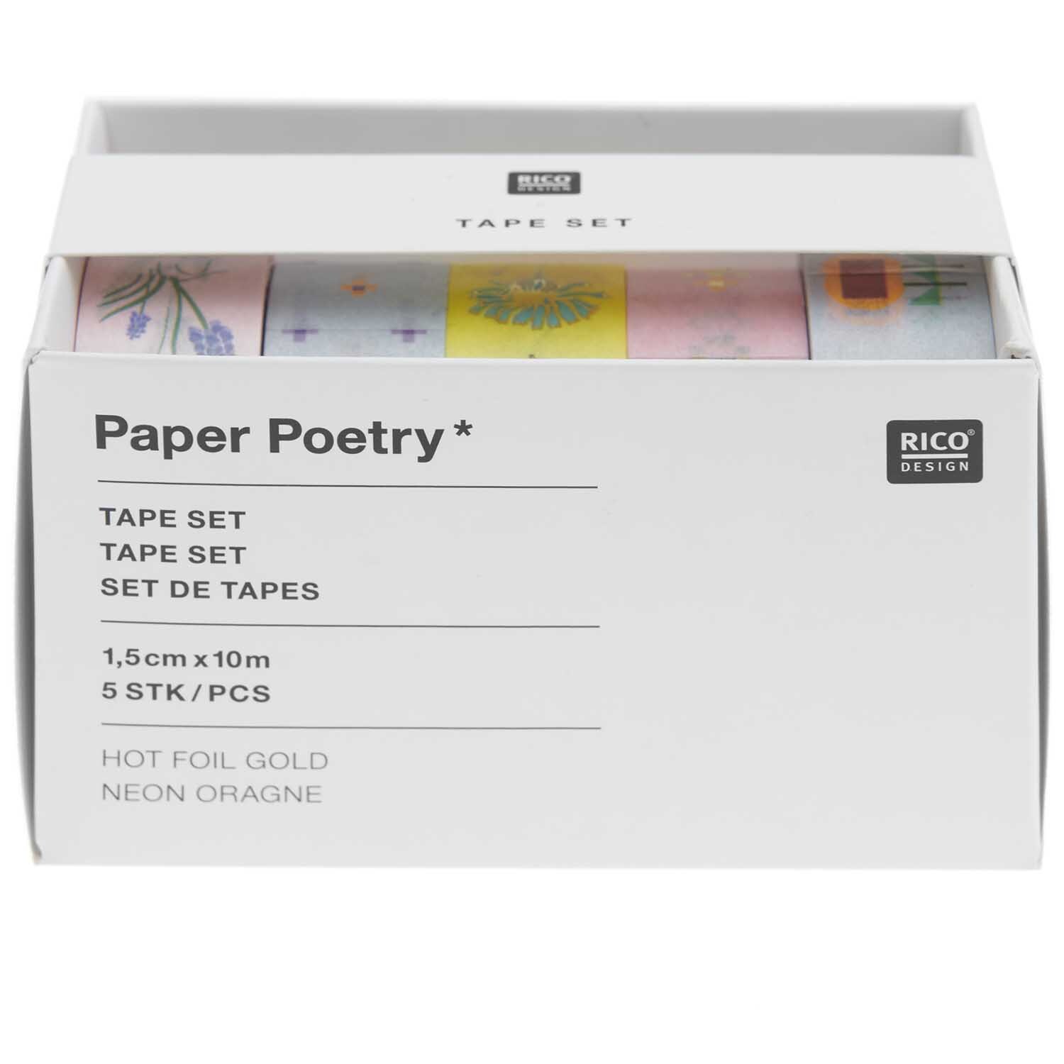 Paper Poetry Tape Set Futschikato Blumen