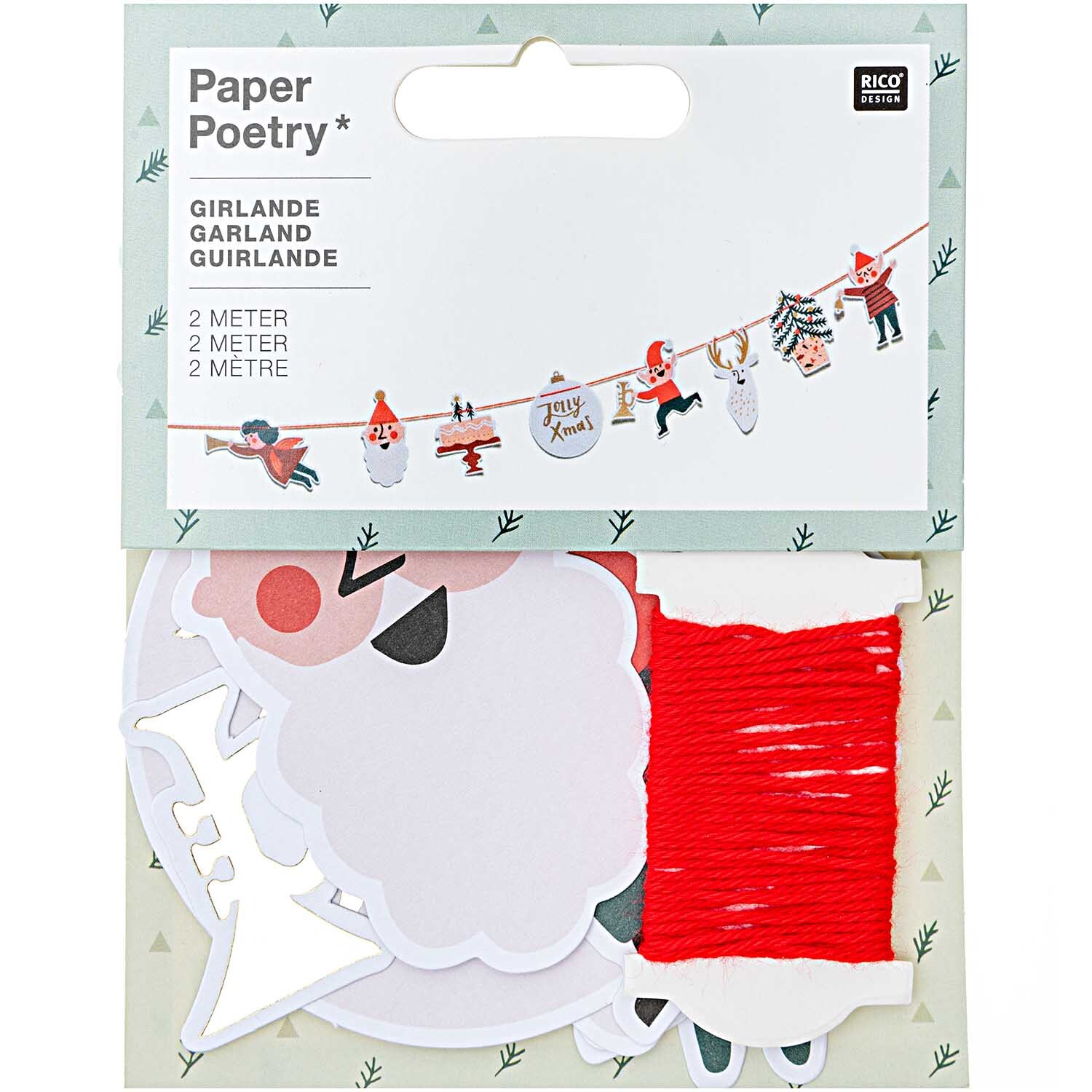 Paper Poetry Girlande Jolly Christmas Classic 2m