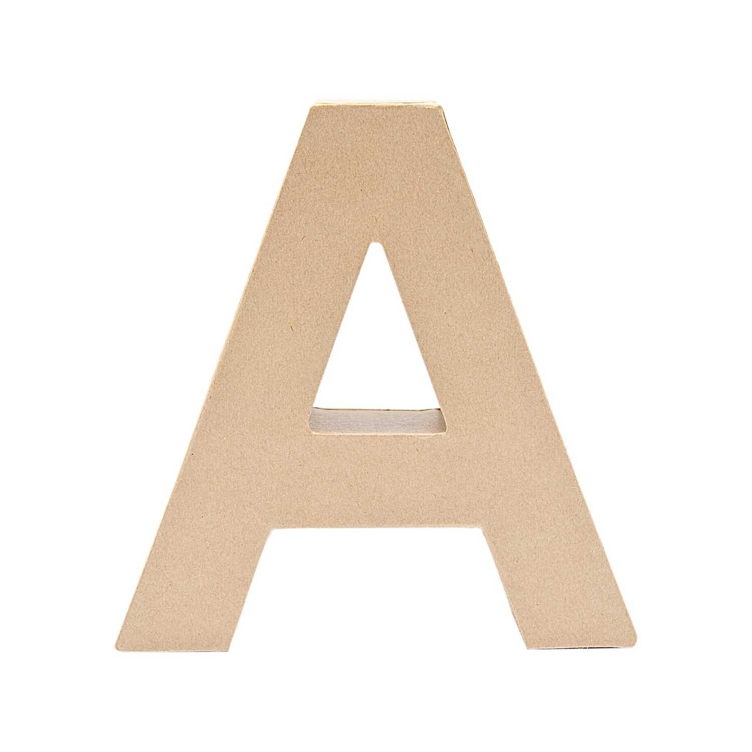 3D Papp-Buchstaben stehend