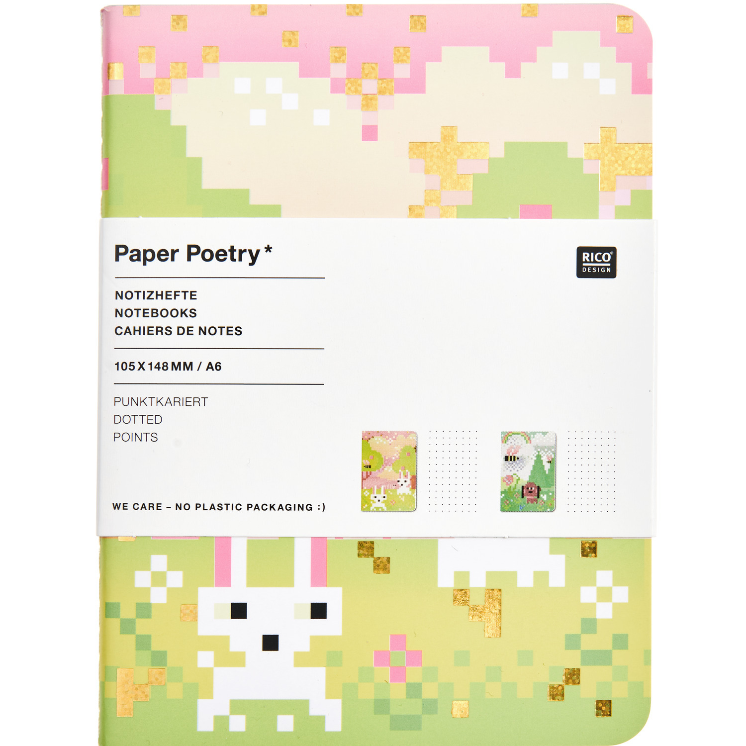 Paper Poetry Notizhefte Pixel Landscape