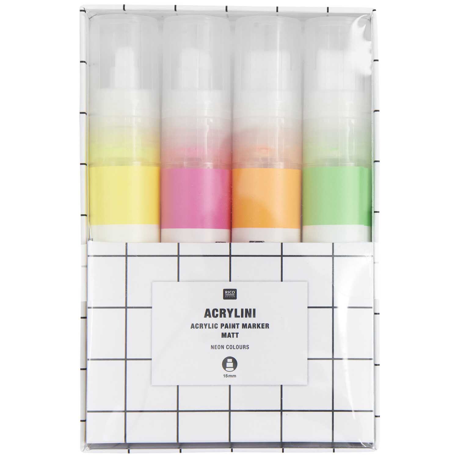Acrylini Marker Set XL Neon