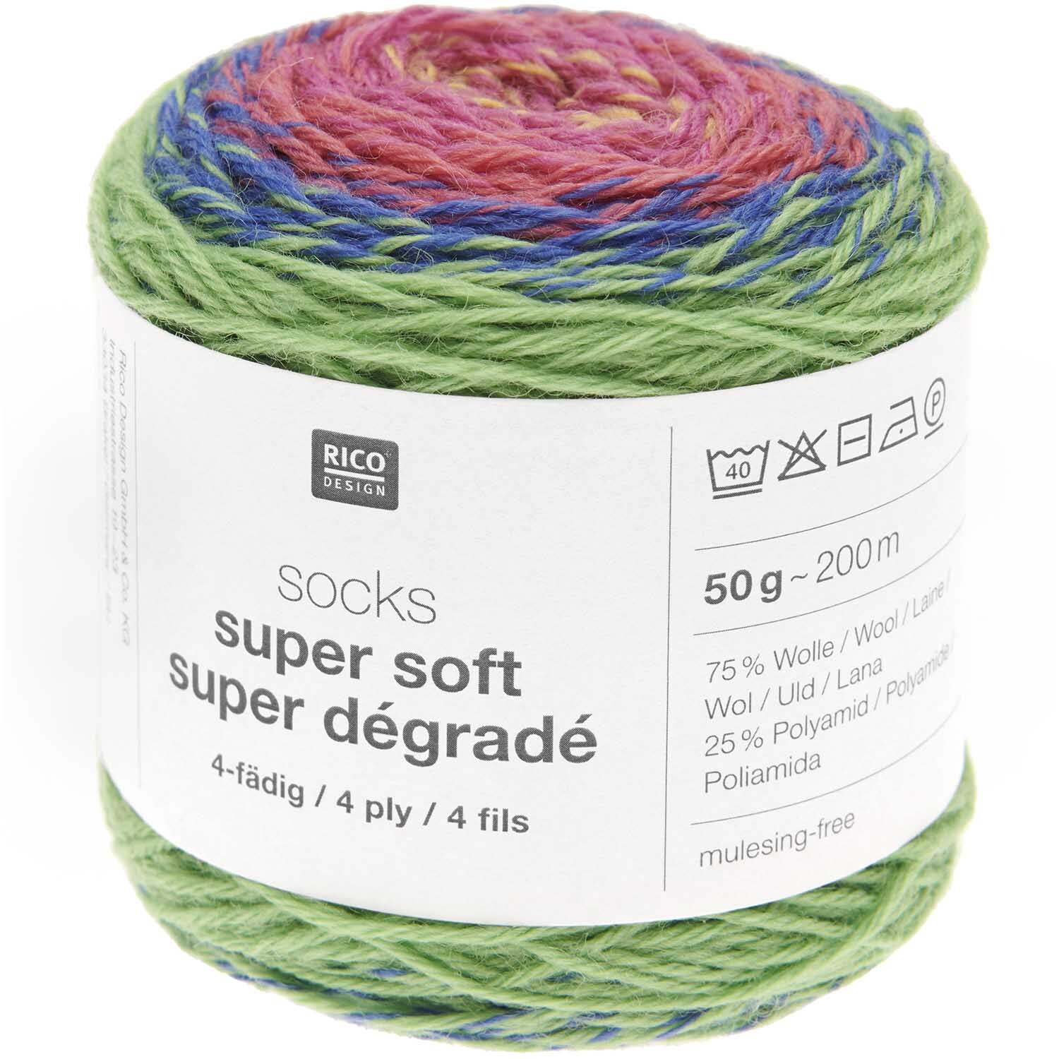 Socks Super Soft Super Dégradé 4-fädig