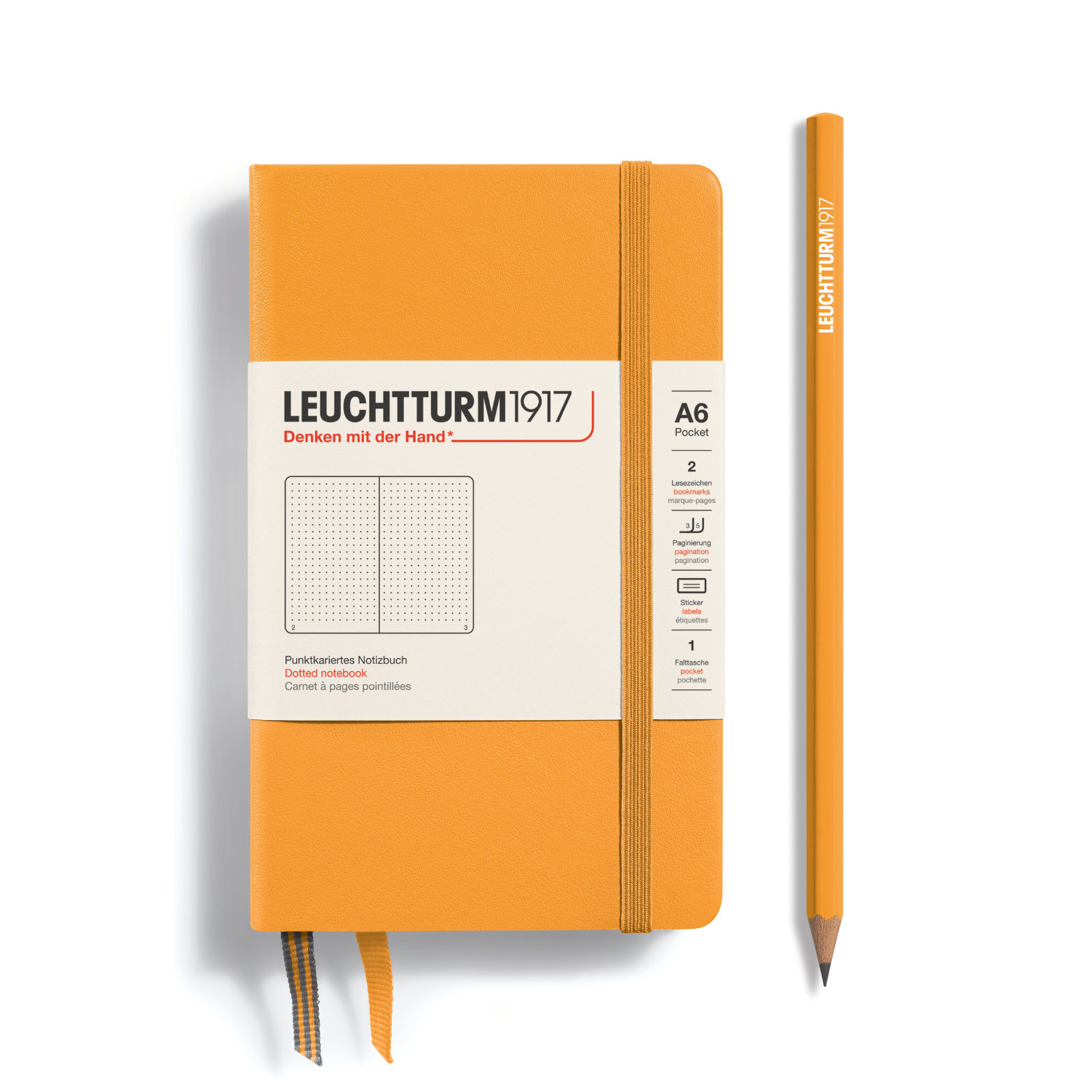 Notizbuch Pocket dotted Hardcover A6