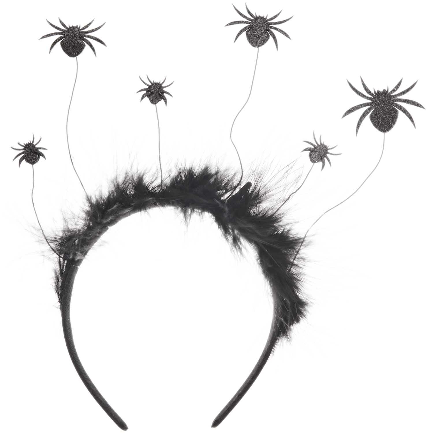 Haarreif Spinnen schwarz