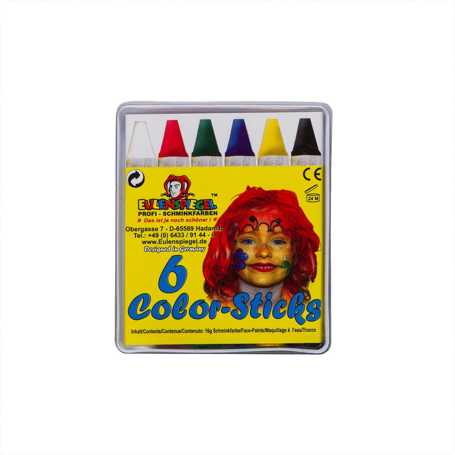 Schminkstifte Color-Sticks 6 Stück