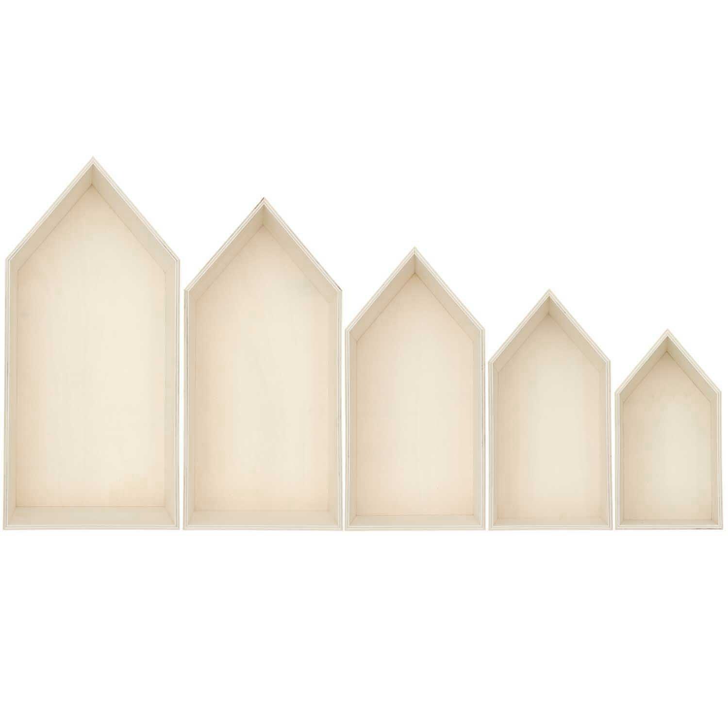 Holz-Deko-Häuser aus Holz