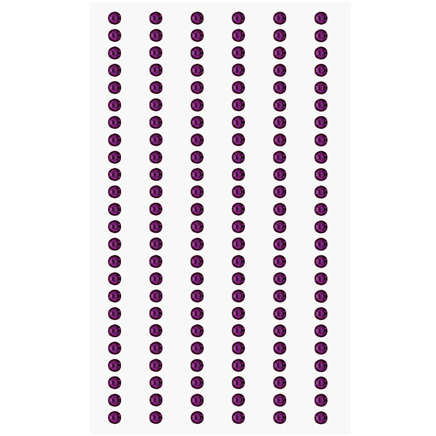 Paper Poetry Strass-Sticker violett 3mm