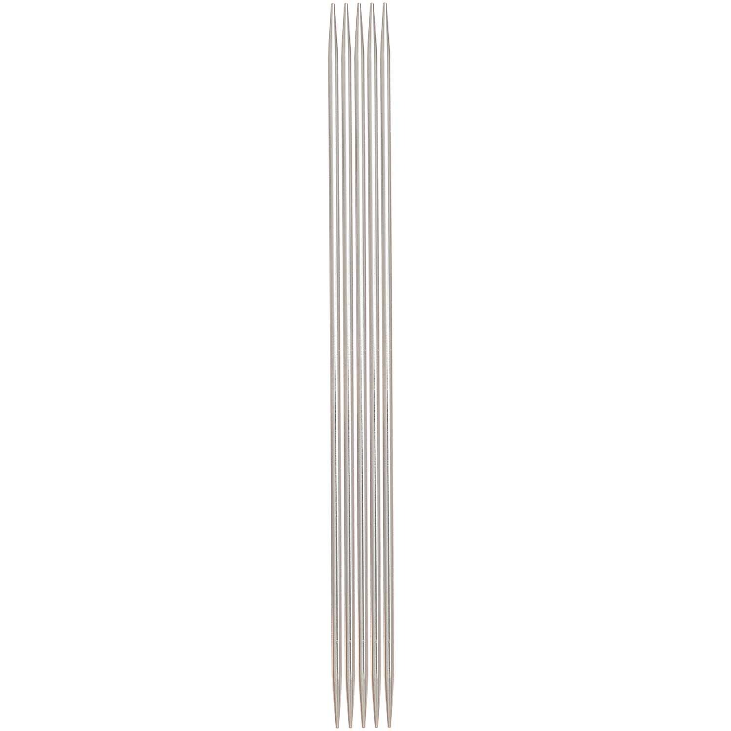 KnitPro Nadelspiel 15cm Messing