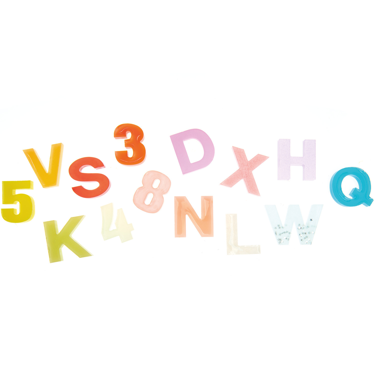 Silikon Gießform Alphabet 