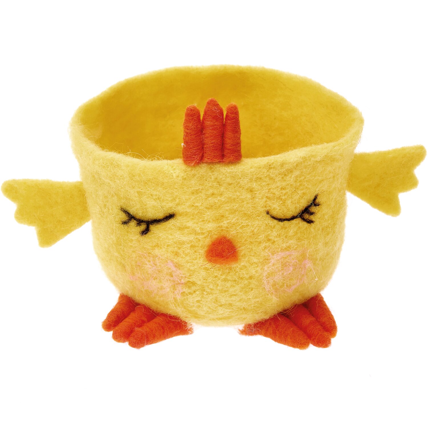 Rico Design Filzschale Küken 11,5x9cm Gelb