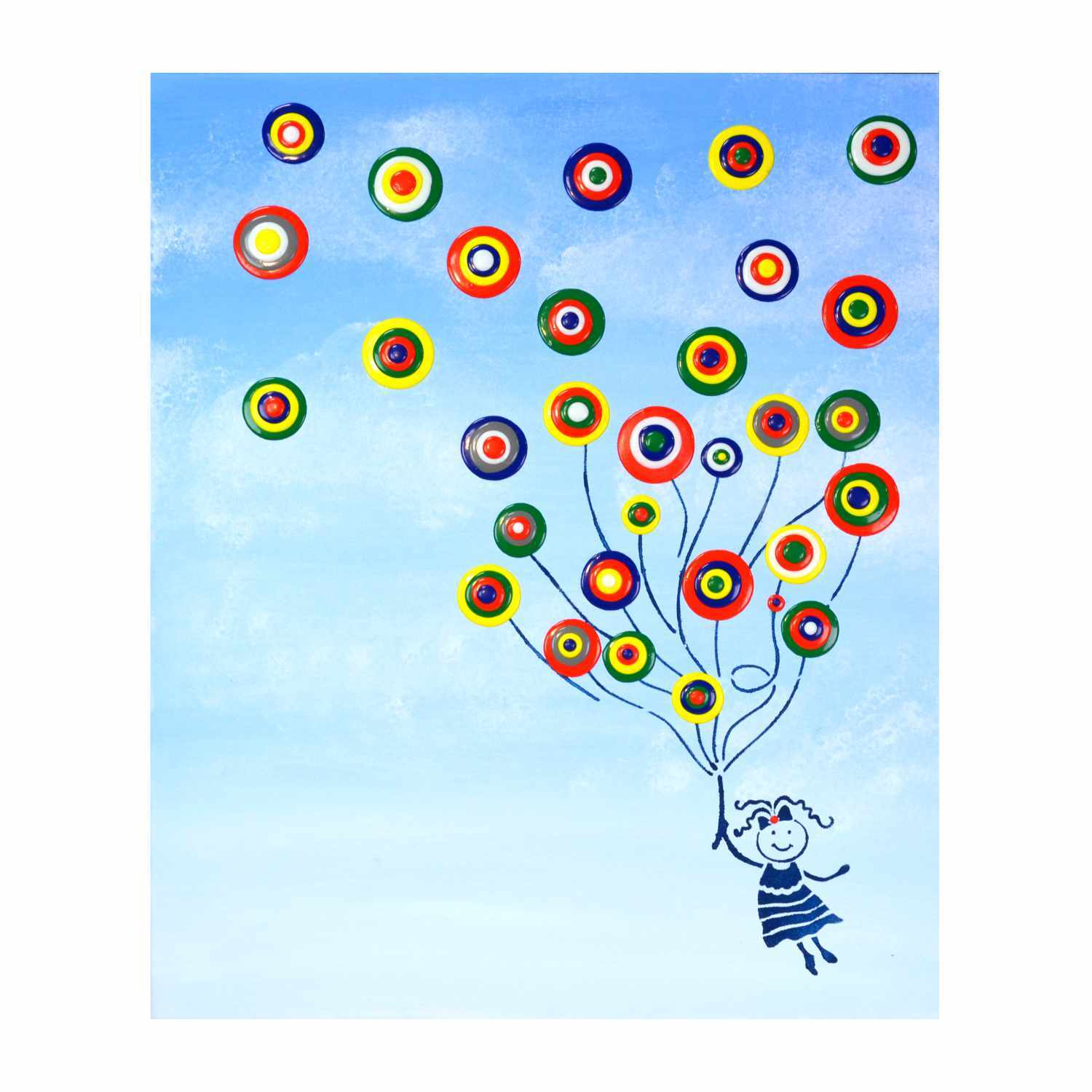 Blob Paint Set Luftballon-Mädchen 6x90ml