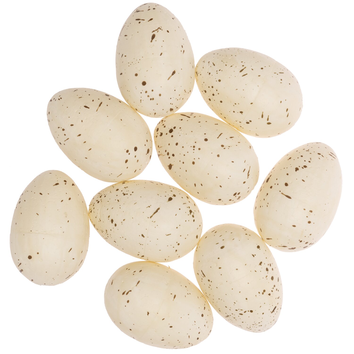 Rico Design Eier im Netz 6cm 9 Stück