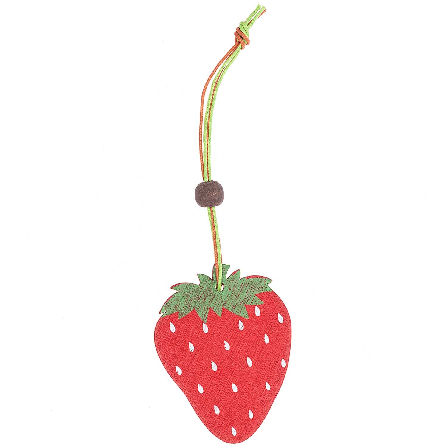 Erdbeere zum Hängen 6,5x5cm