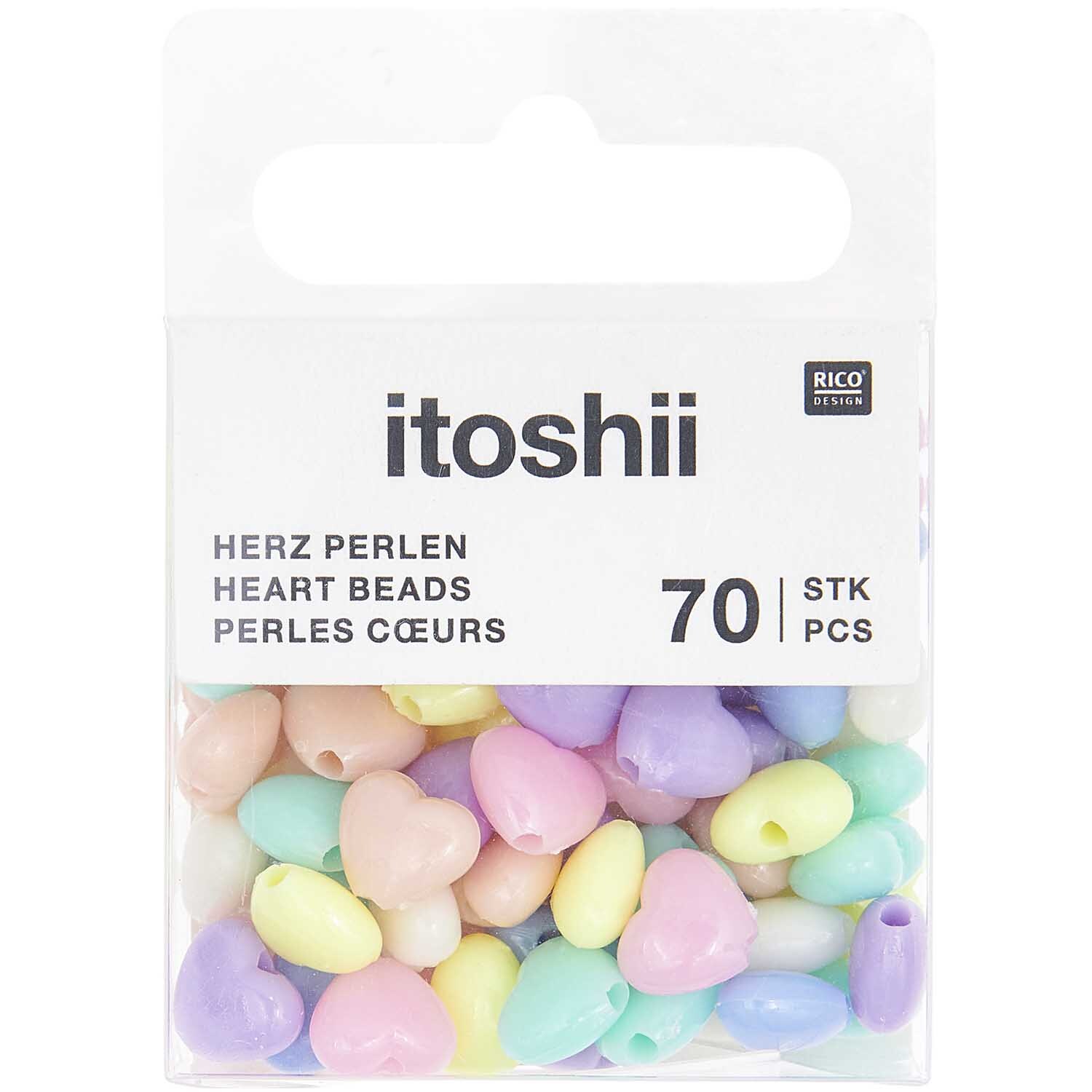 itoshii Herzperlen mini Pastell