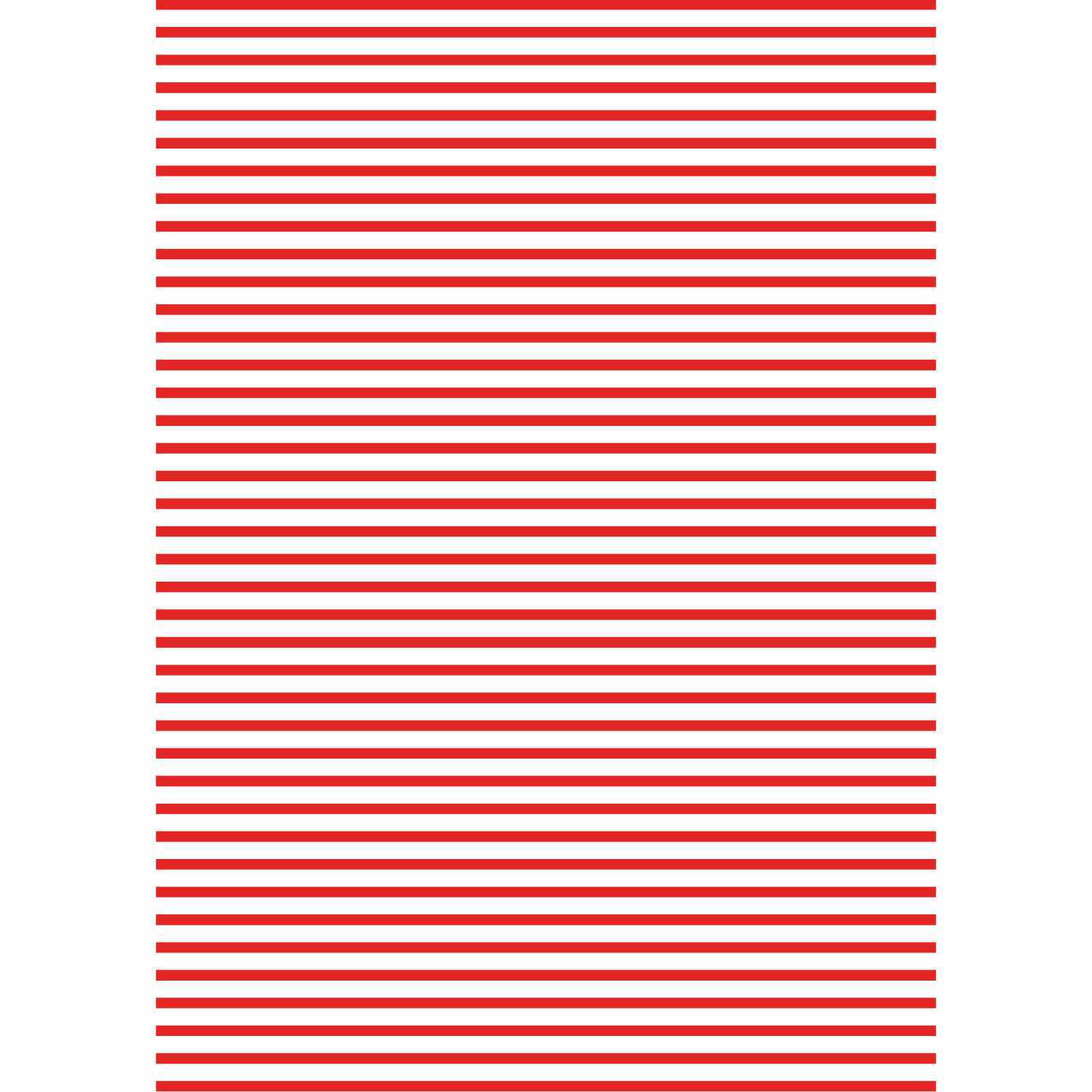 Fotokarton Streifen weiß-rot 50x70cm 300g/m²