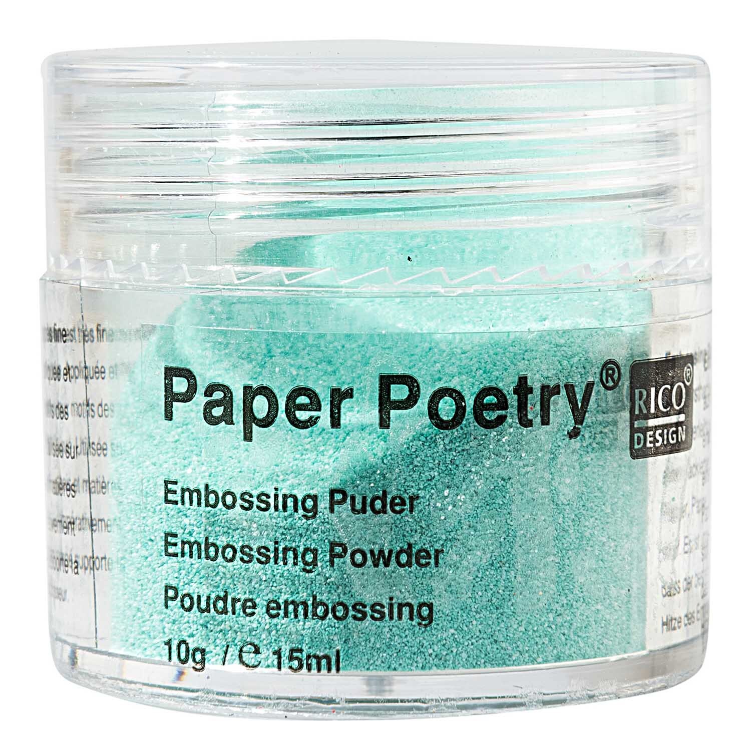 Paper Poetry Embossingpuder mint perlmutt 10g