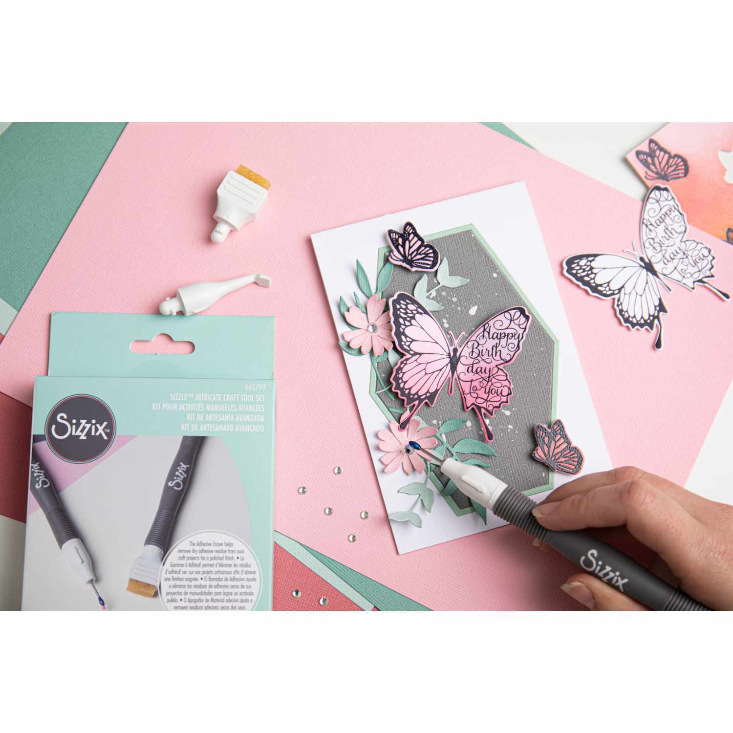 Framelits Die Set Stamps Butterfly Birthday
