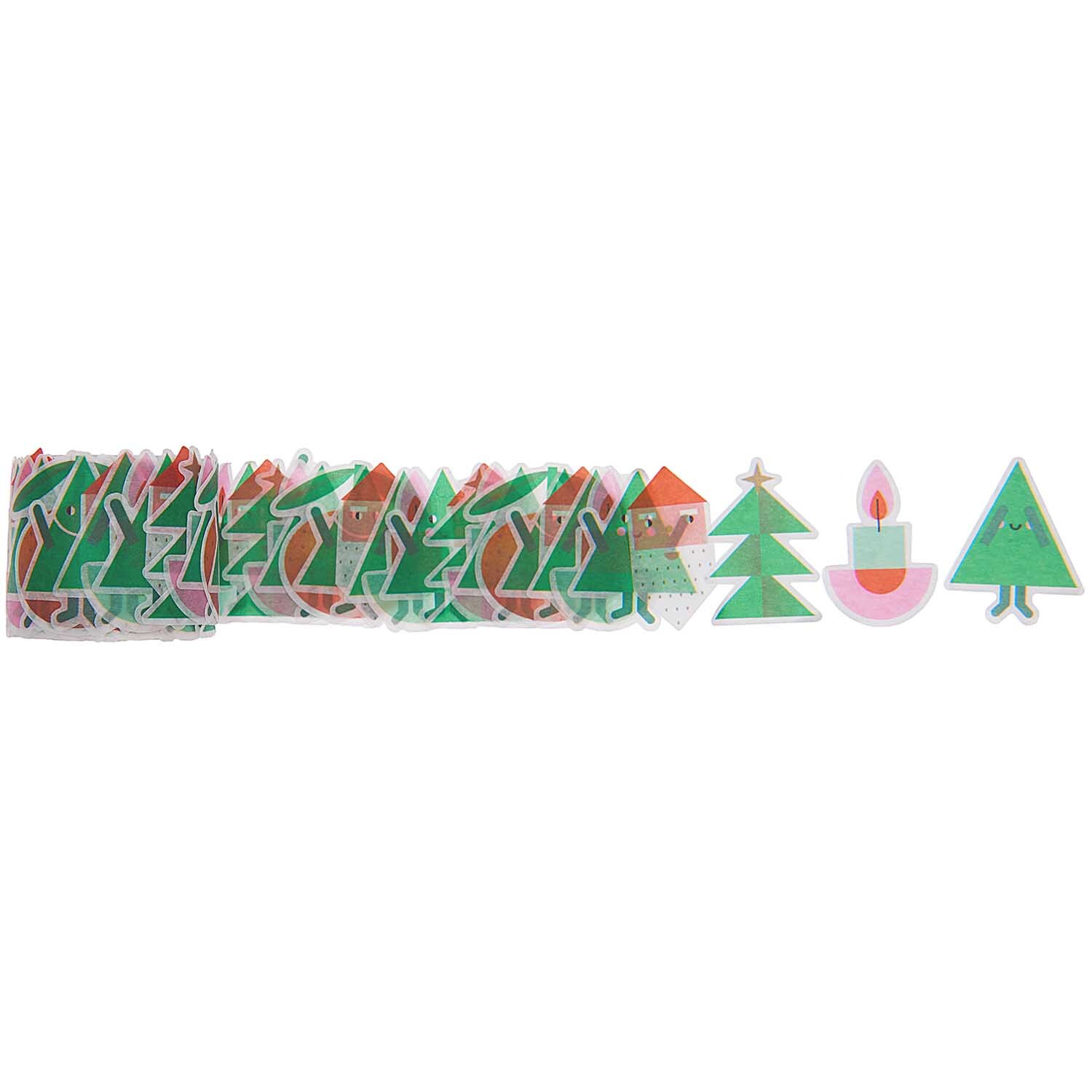 Washi Sticker Weihnachtsfiguren 200 Stück