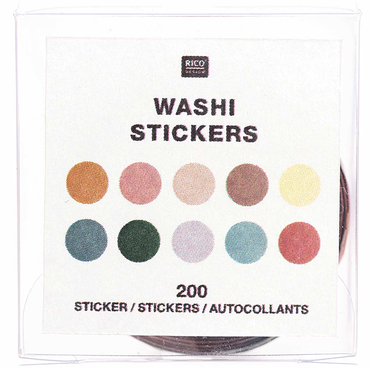 Washi Sticker Kreise 200 Stück