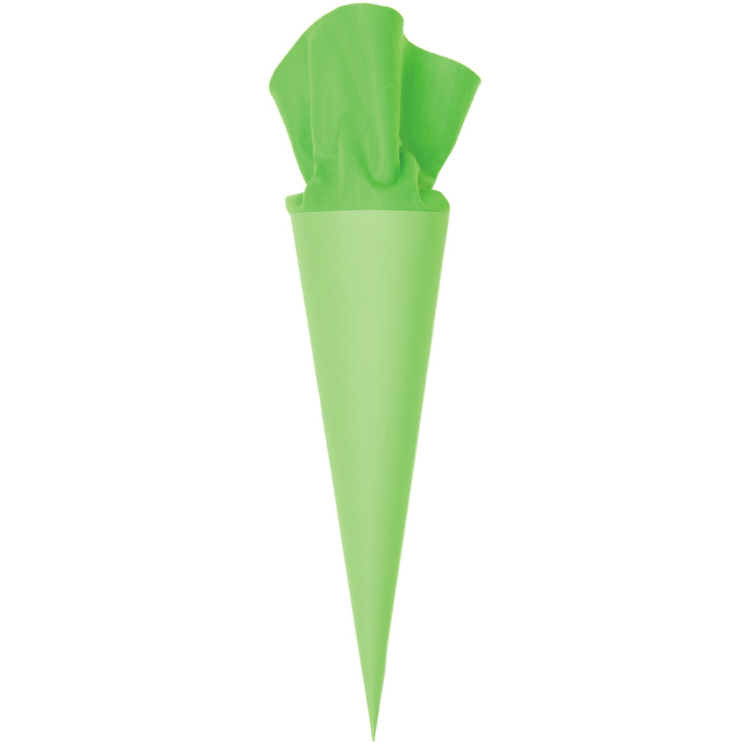 Rico Design Schultüte Rohling mit Filzverschluss Grün