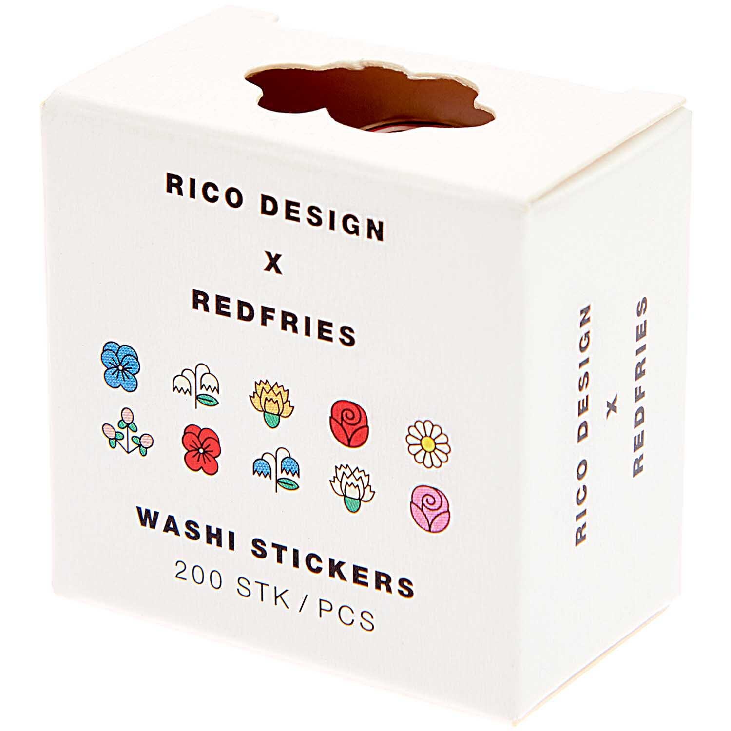 Rico Design x Redfries Washi Sticker Eye Candy 200 Stück