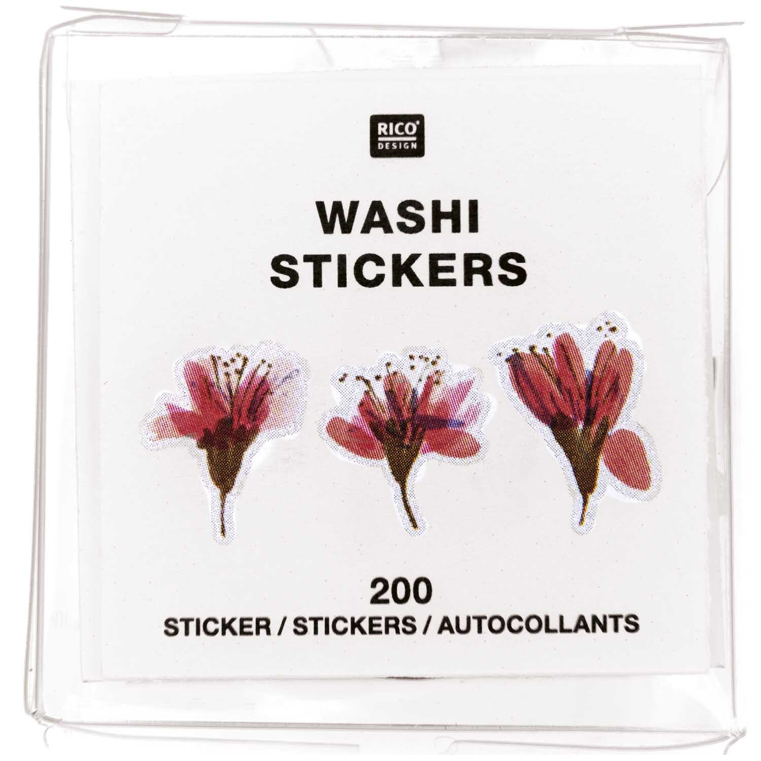 Washi Sticker Kirschblüten 200 Stück