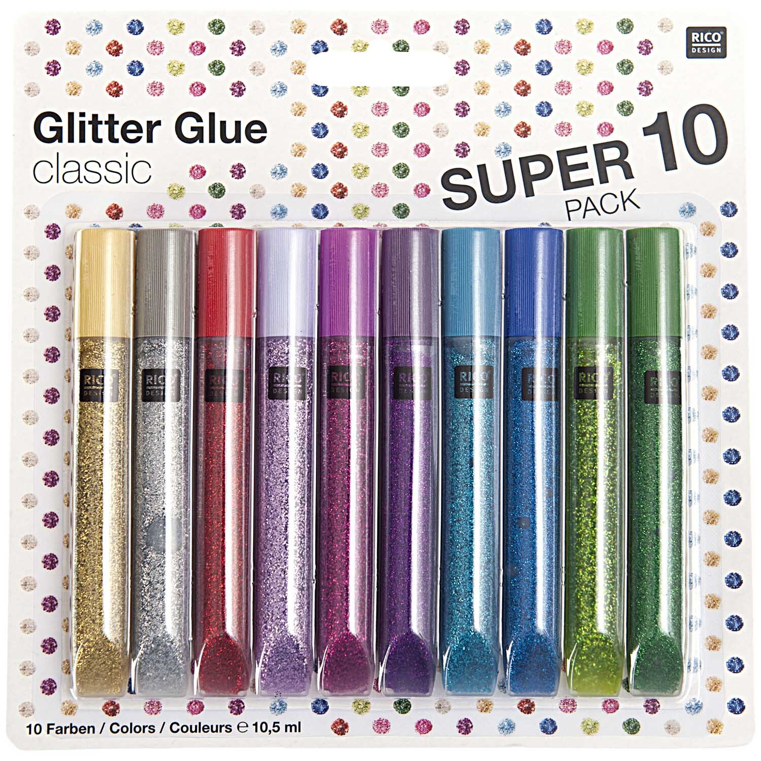 Glitter Glue classic 10x10,5ml