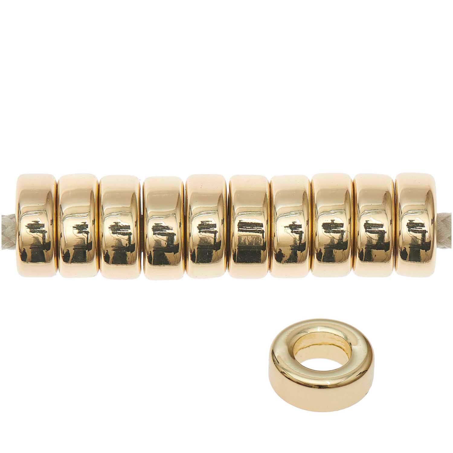 itoshii - Ponii Beads Ringe 9x3,5mm 10 Stück