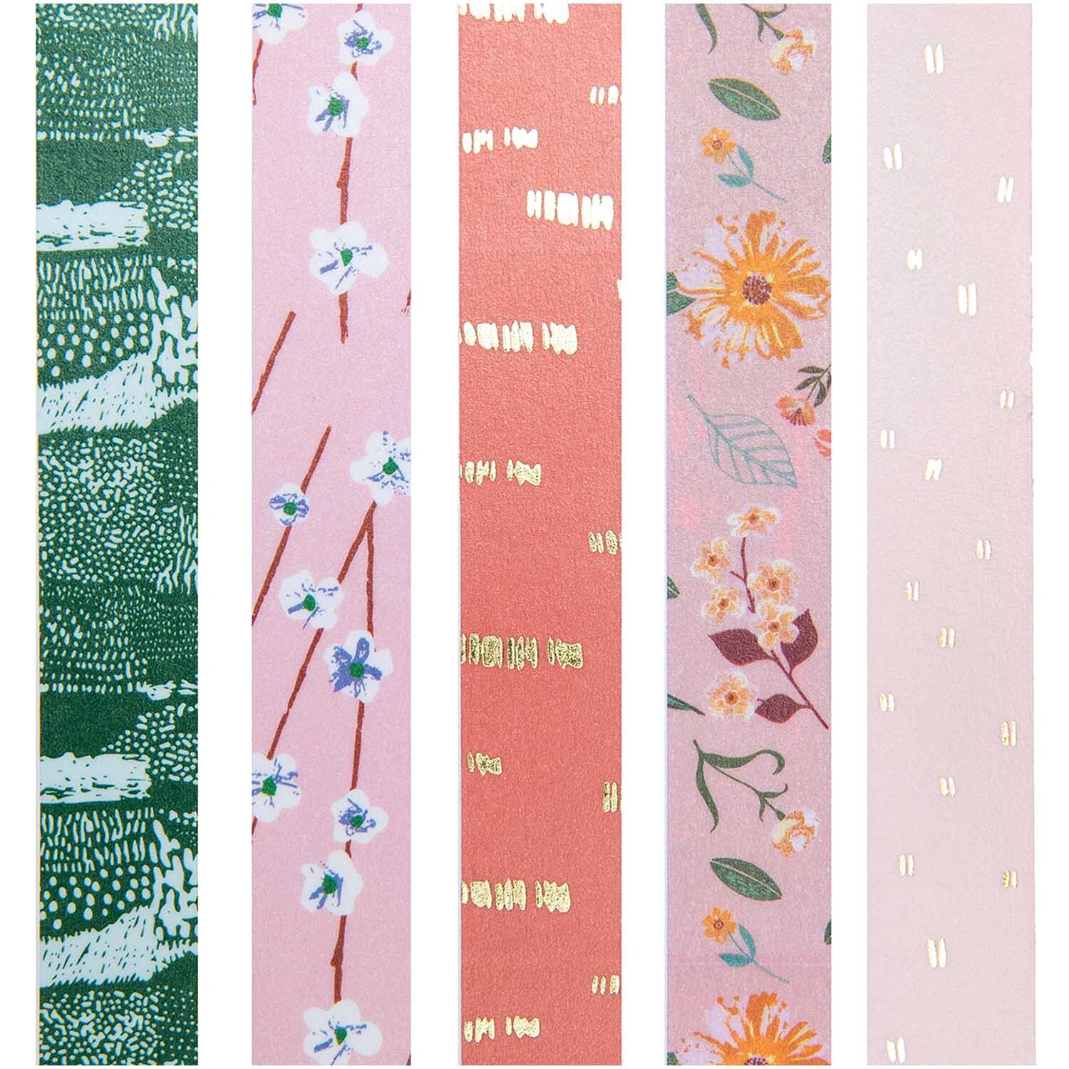 Paper Poetry Tape Set Blumen 5teilig