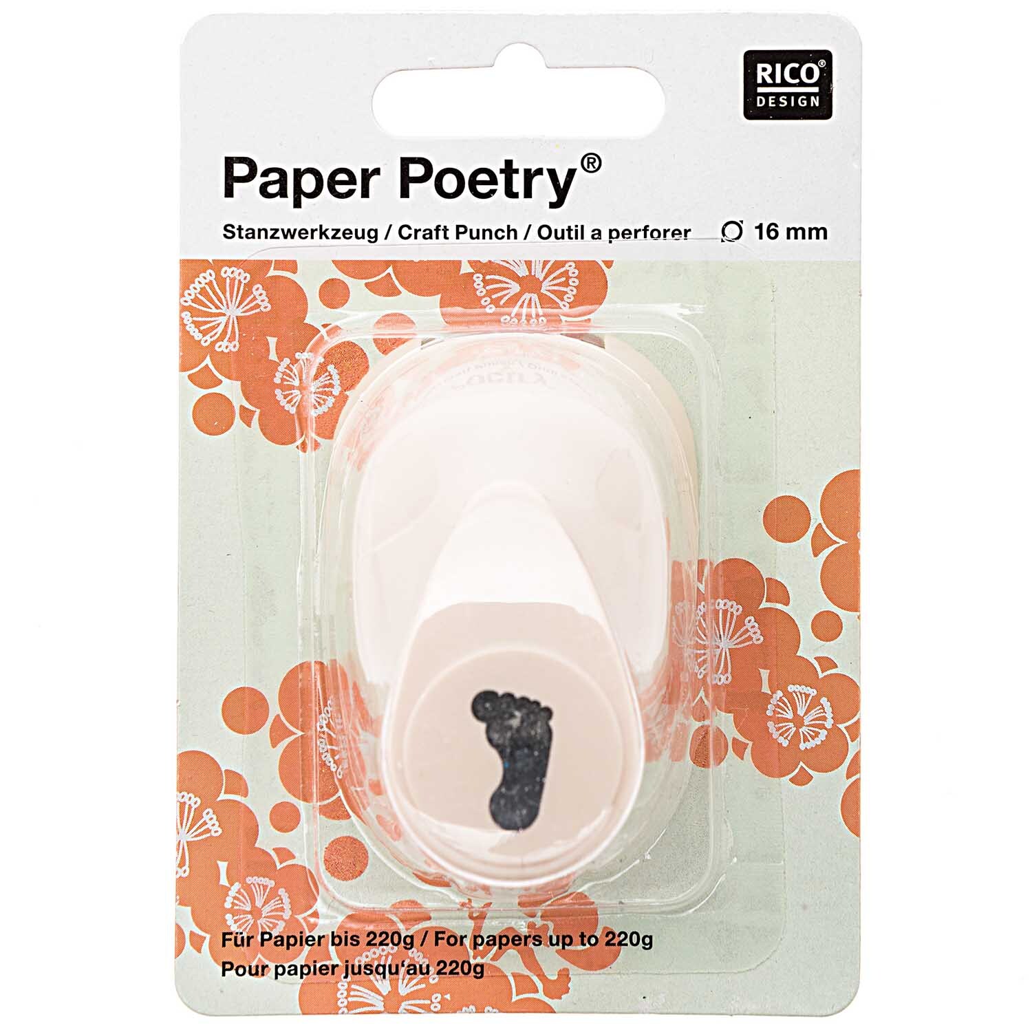 Paper Poetry Stanzer Fuß 1,6cm