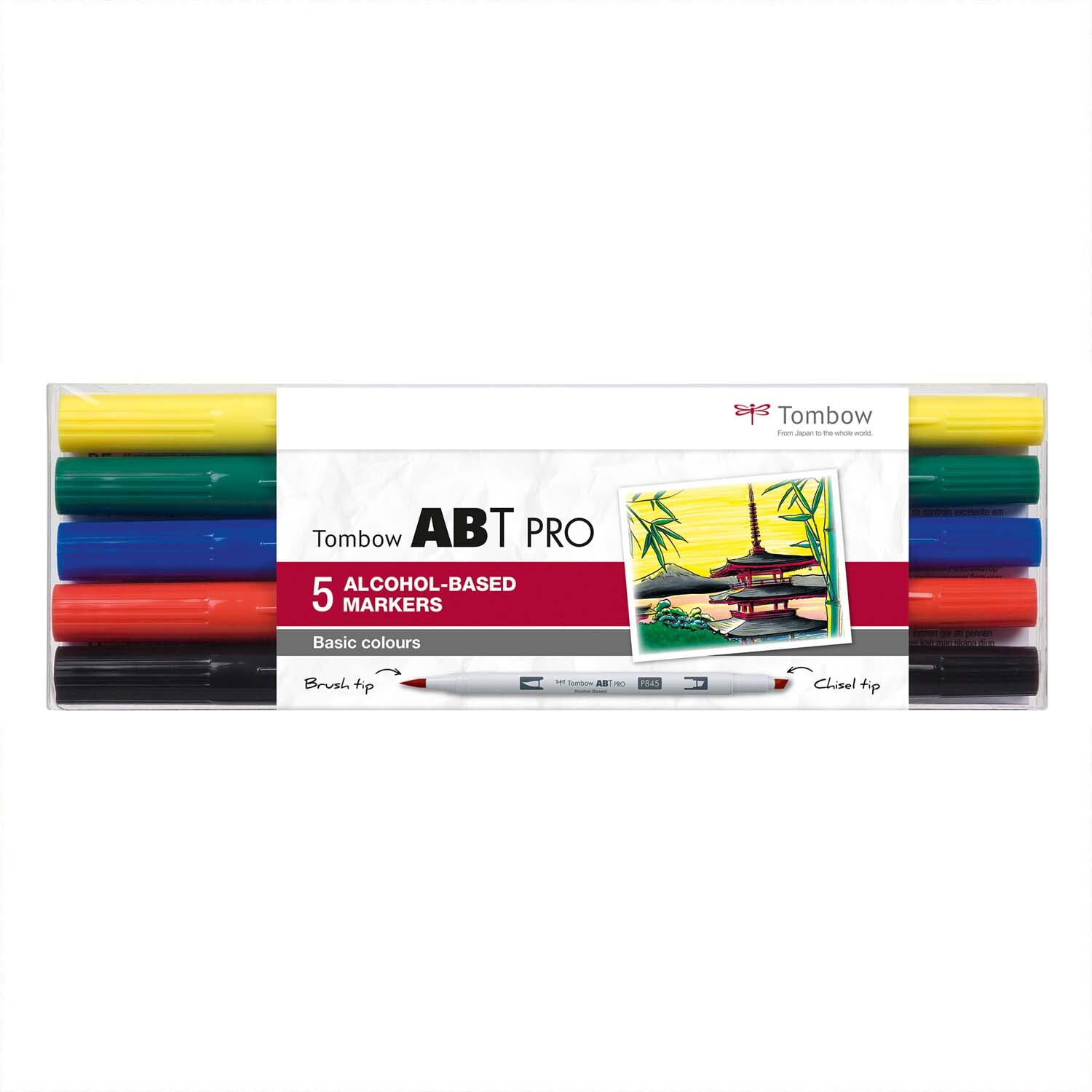 ABT PRO Basic Colours Alkoholbasierte Marker 5teilig