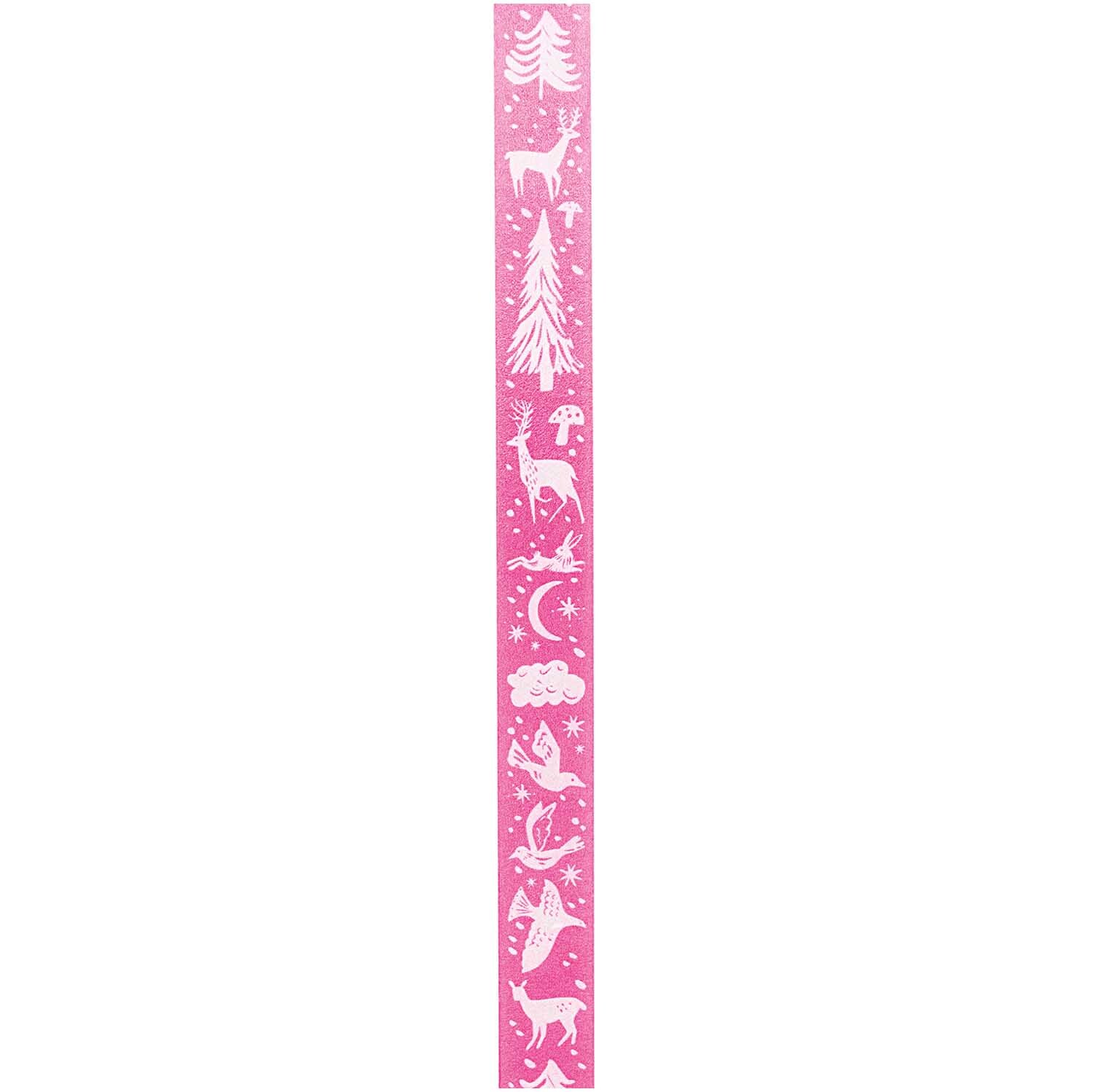 Paper Poetry Tape Nostalgic Christmas pink 1,5cm 10m