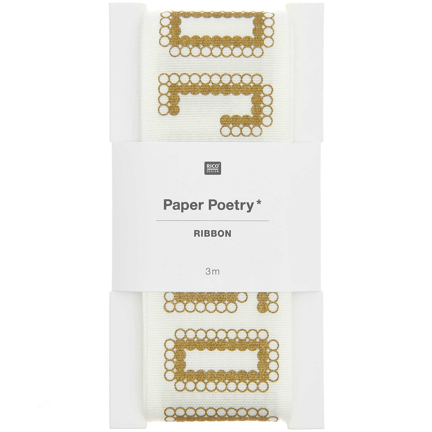 Paper Poetry Taftband Joy 38mm 3m