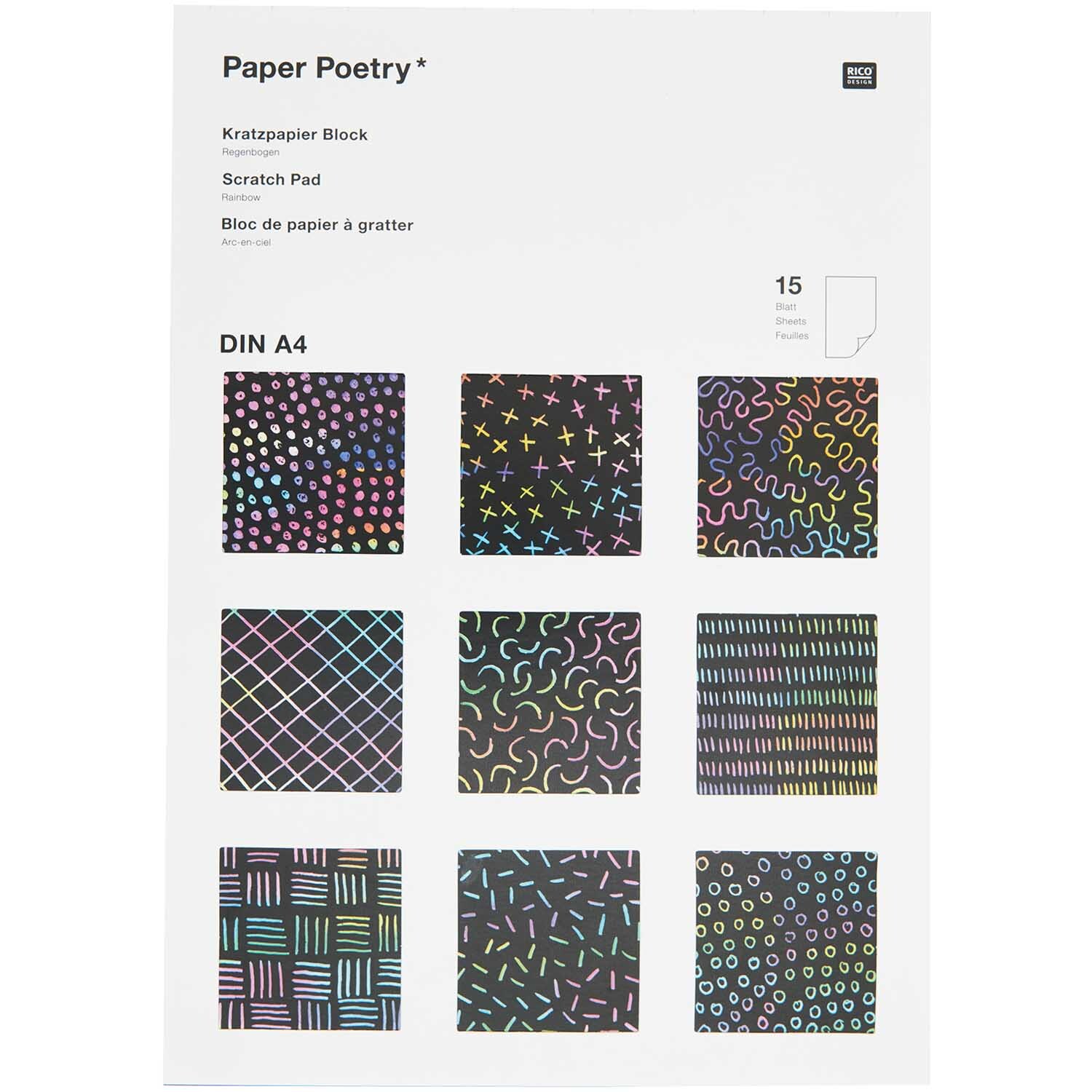 Paper Poetry Kratzpapierblock