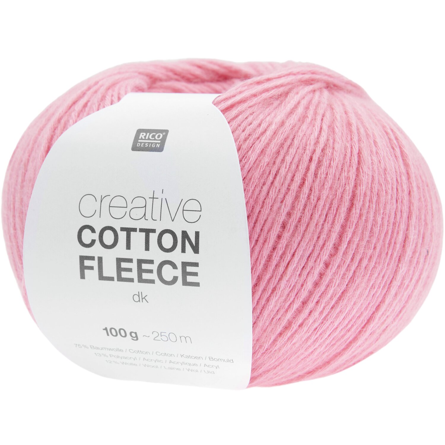 Rico Design Creative Cotton Fleece dk Pink