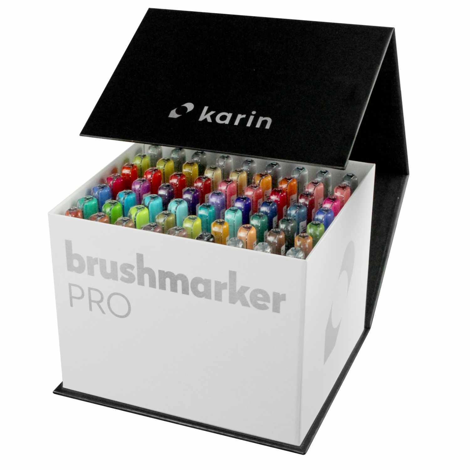 Brushmarker PRO Mega Box 60 Farben + 3 Blender