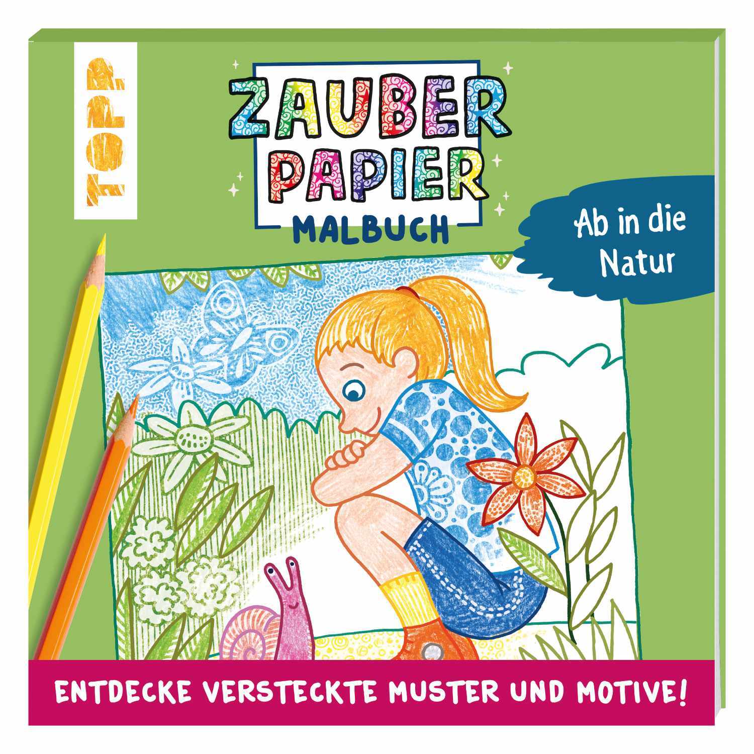 Zauberpapier Malbuch - Natur