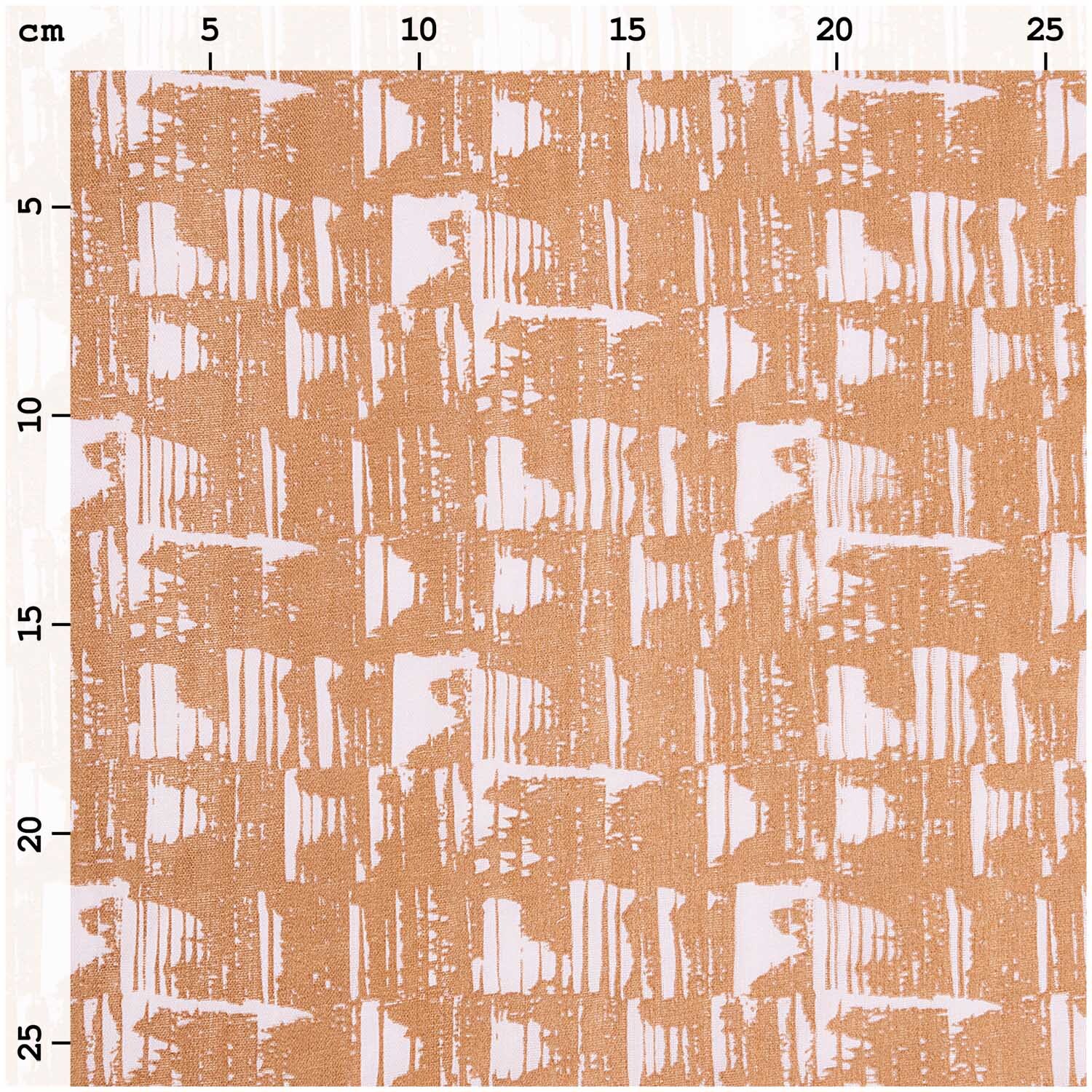 Musselin-Druckstoff Nature Matters Muster braun-flieder 140cm