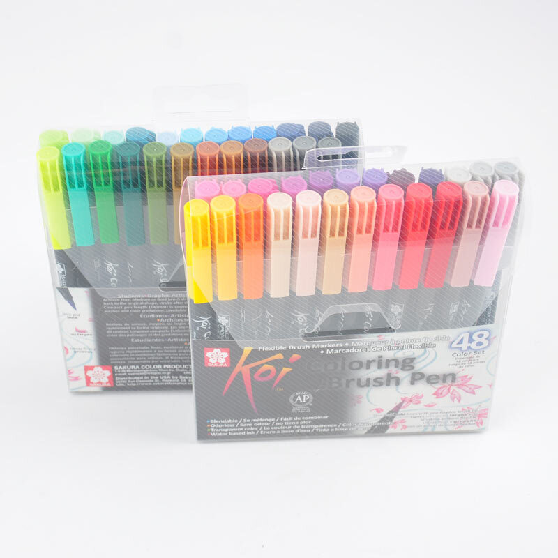 Coloring Brush Pen 48teilig