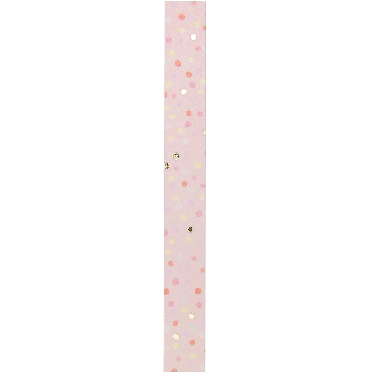 Paper Poetry Tape Crafted Nature Punkte rosa 1,5cm 10m