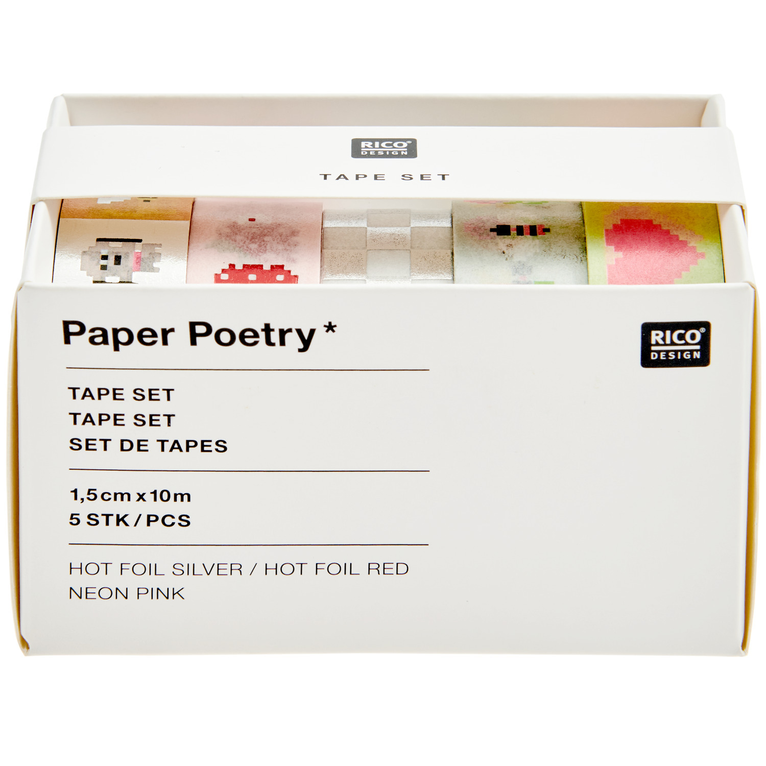 Paper Poetry Tape Set Futschikato Pixel 