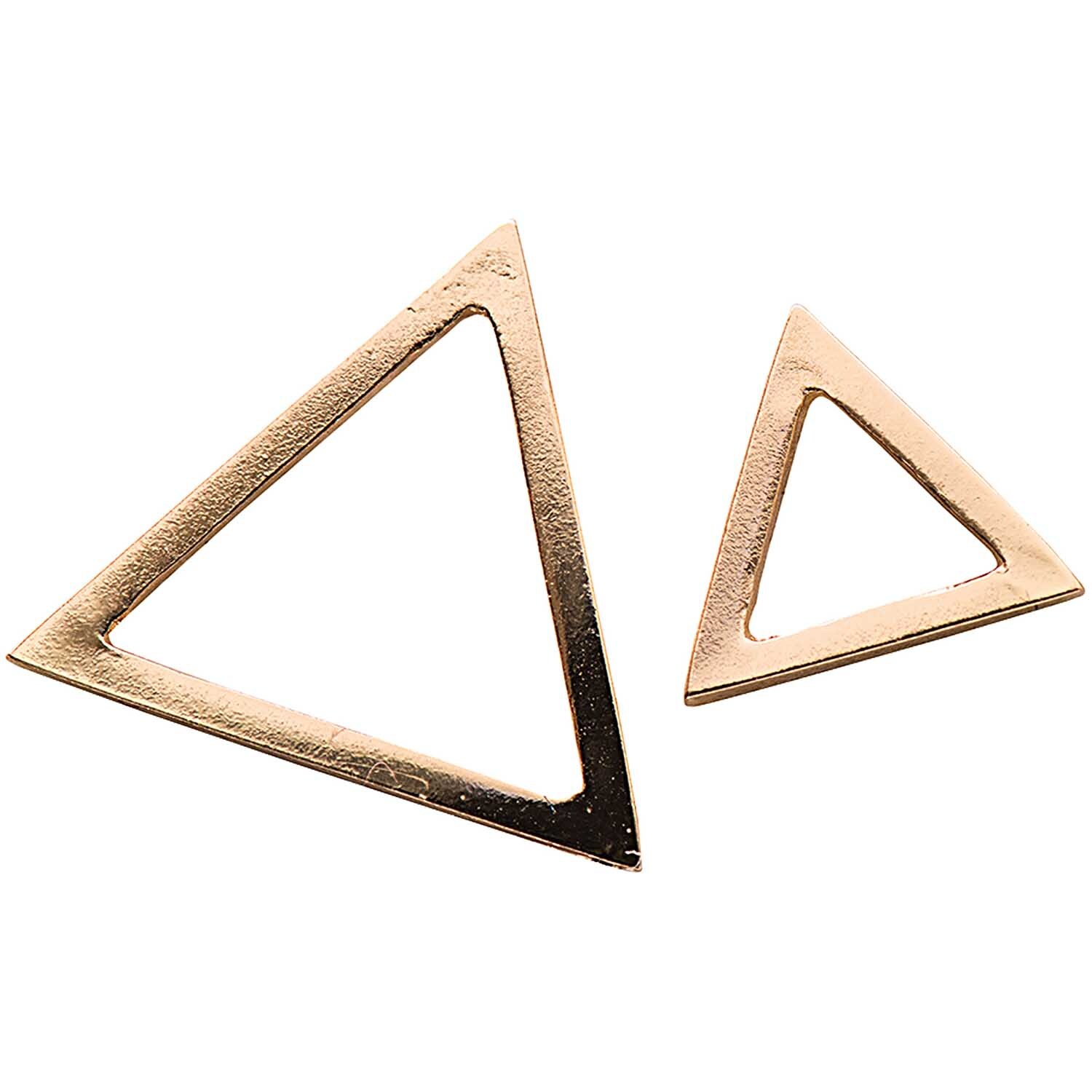 Anhänger Dreiecke gold 2 Stück